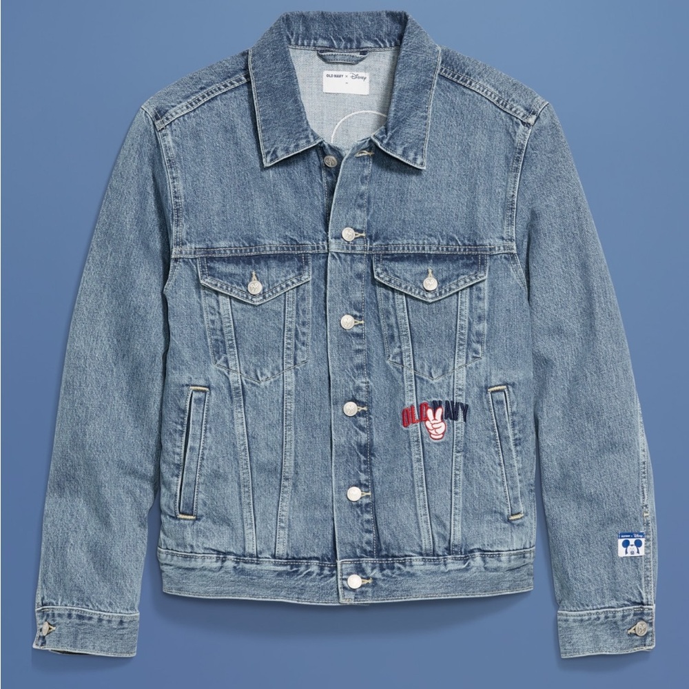 New! Old Navy x Disney Mickey Mouse Jean Jacket